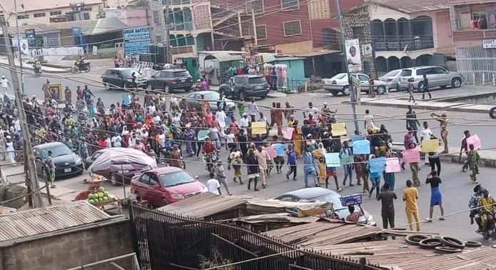 Ebonyi Violent Protest Targeted At APC Chieftains – Ishiagu Leaders 1 Protesters