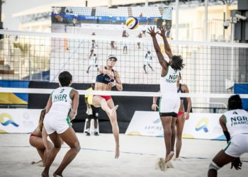 Beach Volleyball: 38 Teams Battle For President Cup