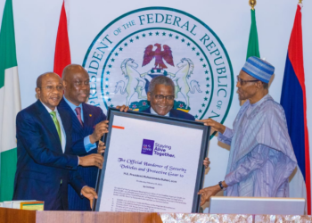 Buhari Lauds CACOVID For Donating 350 Security Vehicles, Thousands Of Vests