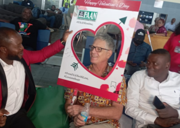 FAAN Celebrates Valentine’s Day With Passengers At Airports 