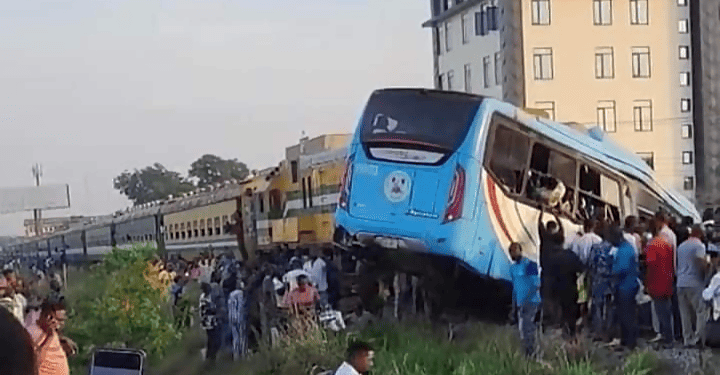 Train collision