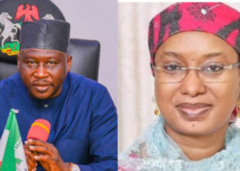AS INEC Foot-drags . . . Fintiri, Binani Trade Tackles Over Alleged Rigging, Intimidation In Adamawa Polls