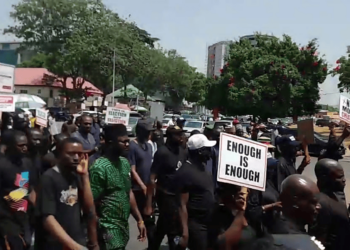 BREAKING: Atiku Leads Protest Against INEC