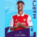 EPL: Saka Named Player Of The Month For March