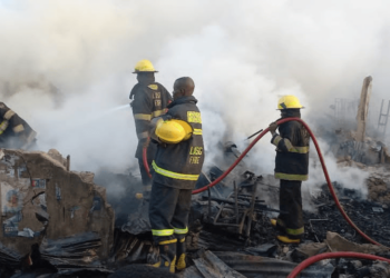 1 Dead As Fire Razes Spare Parts Market In Lagos