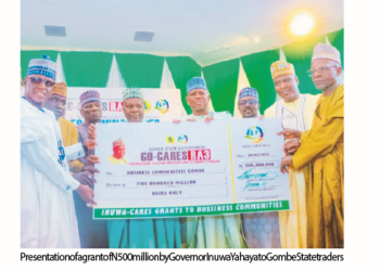 Jubilation As Gov Inuwa Gives N500m Grants To Gombe Traders