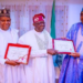 Pro-Buhari/Osinbajo Group Hails Tinubu's Victory 5 Tinubu, Shettima Present Certificates Of Return To Buhari In Daura