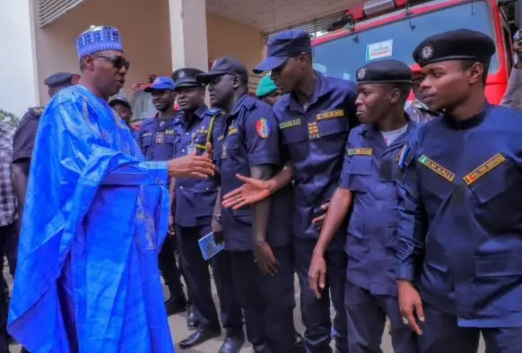 For Putting Out Gamboru Market Fire, Zulum Rewards 149 Firemen With N14.9m 1 zulum