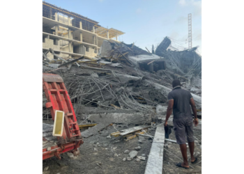 BREAKING: Lagos Launches Probe As 7-storey Building Collapses In Banana Island