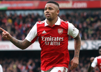 EPL: Gabriel Jesus Scores Twice As Arsenal Beat Leeds 4-1