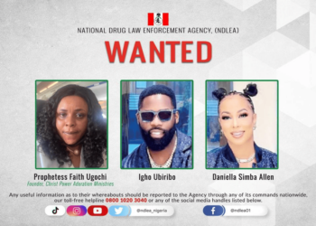NDLEA Declares Rivers Prophetess, Celebrity Couple Wanted Over Illicit Drugs