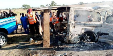 tinubu 7 Burnt Beyond Recognition In Lagos-Ibadan Road Crash