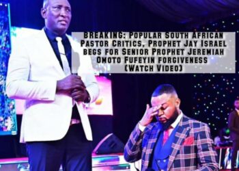 S’African Pastor Kneels, Apologises To Nigerian Prophet Fufeyin Over Attacks