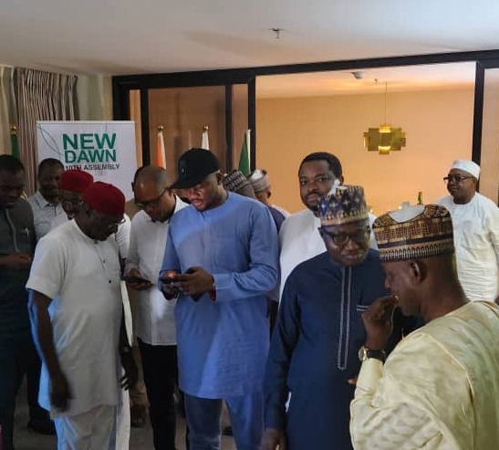 10th NASS: New Dawn Caucus Emerges In House Of Reps, Searches For Speaker, Others 1 WhatsApp Image 2023 04 24 at 08.41.38