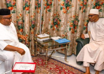 10th Senate: Akpabio Meets President Muhammadu Buhari Over Ambition