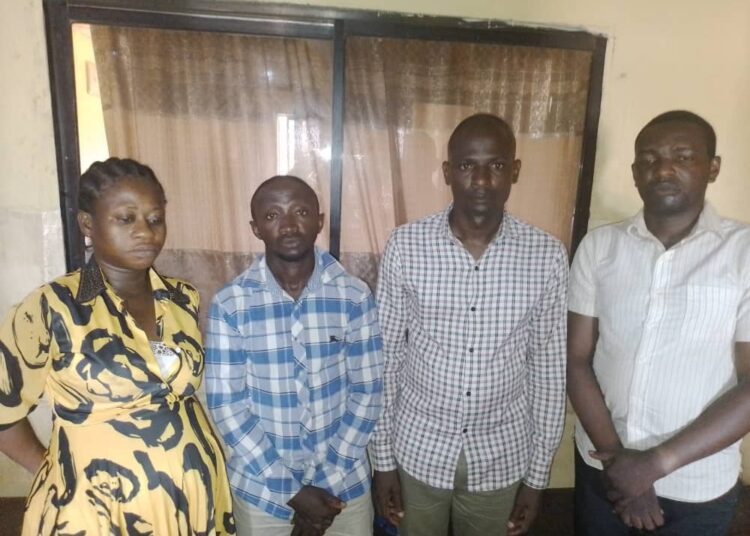 The bank officials