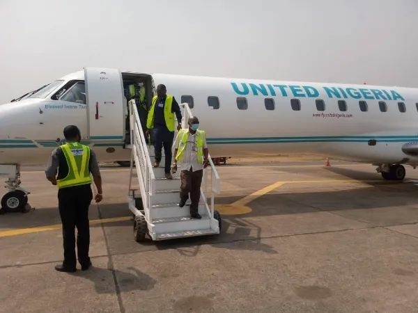 Aircraft Carrying 50 Passengers Skids Off Runway In Lagos 1 IMG 20230531 WA0029