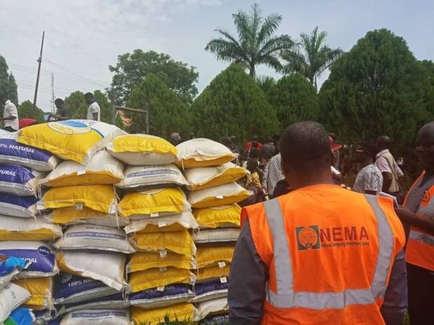 NEMA Distributes Relief Materials To Flood Victims In Kaduna 1 Nema