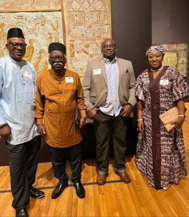 Okoku, CG Smaila, Diplomatic Corps Attend Art Exhibition By Veteran Nigerian Artist Onobrakpeya In US 1 WhatsApp Image 2023 05 06 at 06.56.42