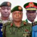 BREAKING: Tinubu Sacks Service Chiefs, IGP, Customs CG, Appoints New Ones