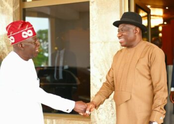 Tinubu Meets Jonathan, Akpabio