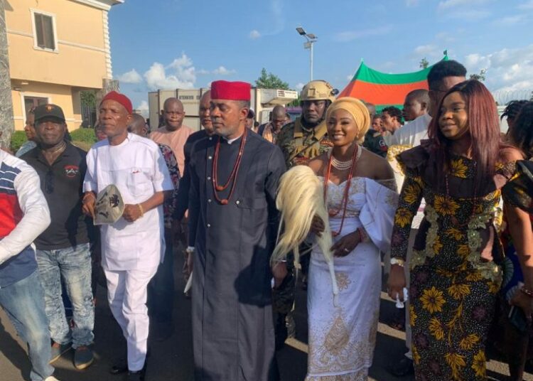 Photo caption: PG Umueri Amb John Metchie, his wife Lolo Princess Linda Metchie and others at a recent cultural event