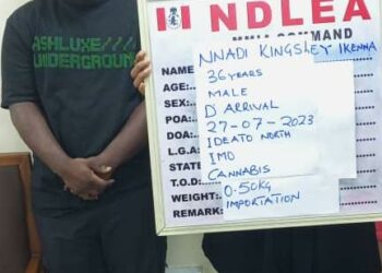 NDLEA Arrests Artistes’ Manager, Accomplice Who Sell Drugs At Popular Lagos Nightclubs