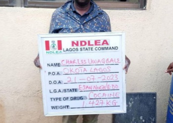 NDLEA Arrests Drug Lord, Mule With 93 Cocaine Wraps In Lagos