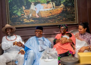 Akpabio Celebrates Prince Reign-Emmanuel’s First Birthday With Uduaghan Family