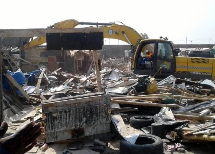 Displaced Occupants Of Illegal Structures Along Railway Tracks Injure Train Passengers