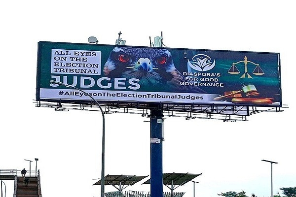 ‘All Eyes On Judiciary Billboard’: Federal Govt Sacks Advertising Panel, Top Officials 1 All Eyes on The Judiciary billboards
