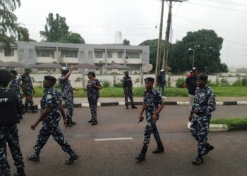 Police Commissioner Leads Surveillance Team As Workers Stage Protest In Kwara