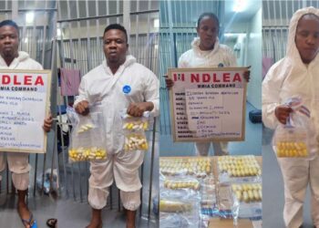 NDLEA Nabs Fake India-bound Couple With 184 Wraps Of Cocaine