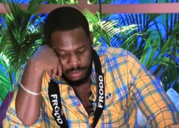 BBNaija All Stars: Frodd Cries, Expresses How Much He Misses Pregnant Wife