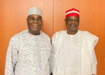 JUST-IN: Atiku Visits Kwankwaso In Abuja Home