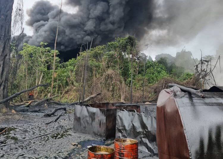 Illegal refinery