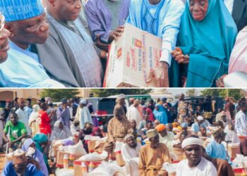 Gov Inuwa Distributes Palliatives To 420,000 Vulnerable Persons In Gombe