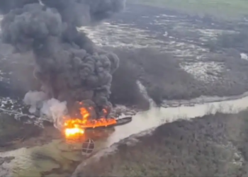 NAF Destroys 3 Boats With Stolen Crude In Rivers
