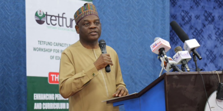 TETFund Executive Secretary, Arc. Sonny Echono.