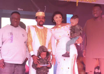 Mr. Ibu, Akpororo, Others Attend AlexReport’s Wife 30th Birthday Dinner