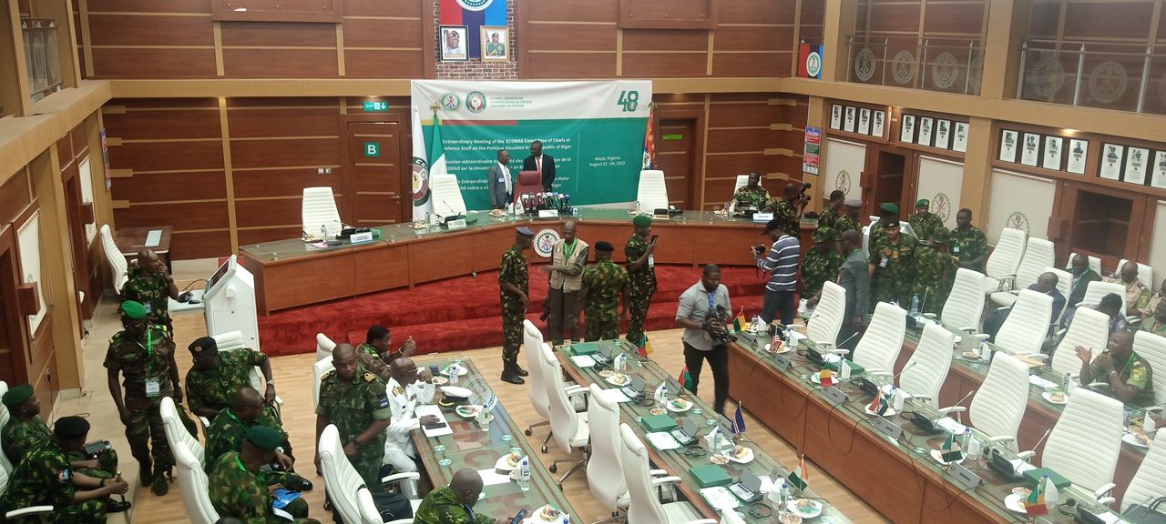 Niger Coup: ECOWAS Defence Chiefs Meet In Nigeria