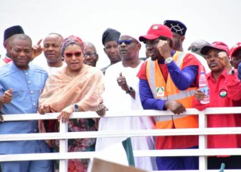 JUST-IN: Senate Engages Protesting Workers After Pulling Down National Assembly Gate