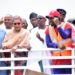 JUST-IN: Senate Engages Protesting Workers After Pulling Down National Assembly Gate