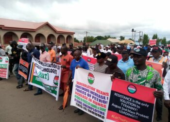Nasarawa NLC, TUC Members Join Nationwide Subsidy Protests