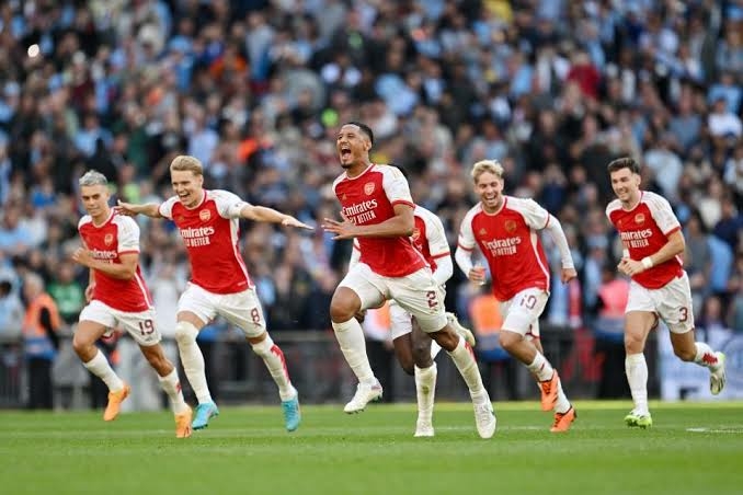 Arsenal Beat Man City On Penalty To Win Community Shield 1 arsenal