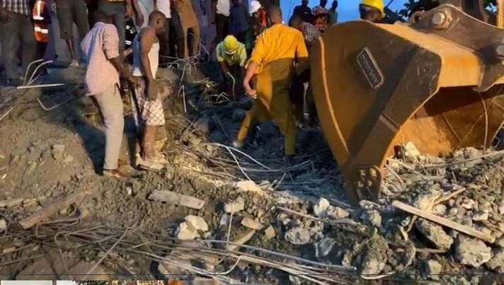 6 IDPs Die As Building Collapses In Borno 1 building collapse