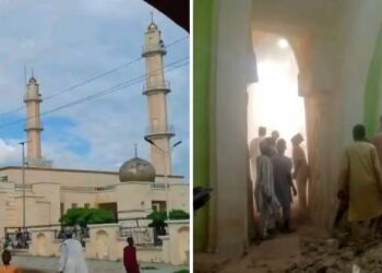 JUST-IN: 5 Dead, 7 Injured As Zaria Central Mosque Collapses On Worshipers