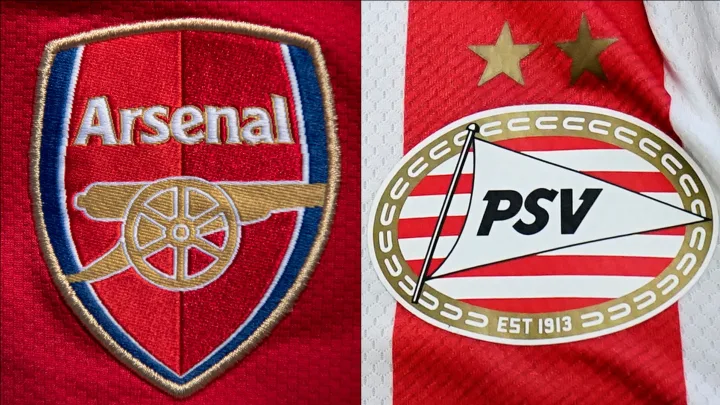 Arsenal Vs PSV Eindhoven