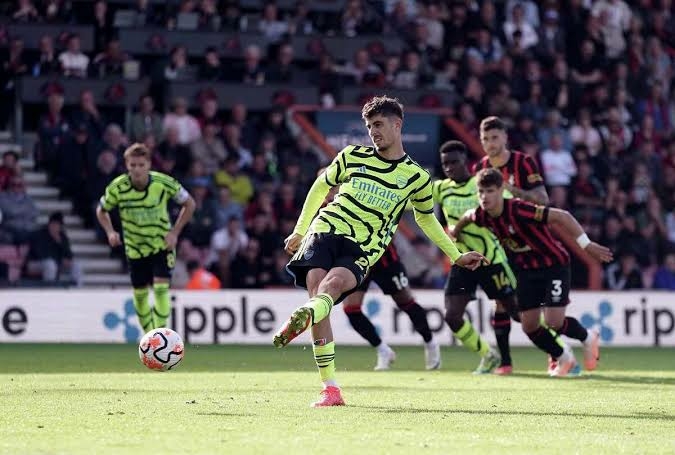 EPL: Havertz Scores As Arsenal Crush Bournemouth 4-0 1 Arsenal bounmouth