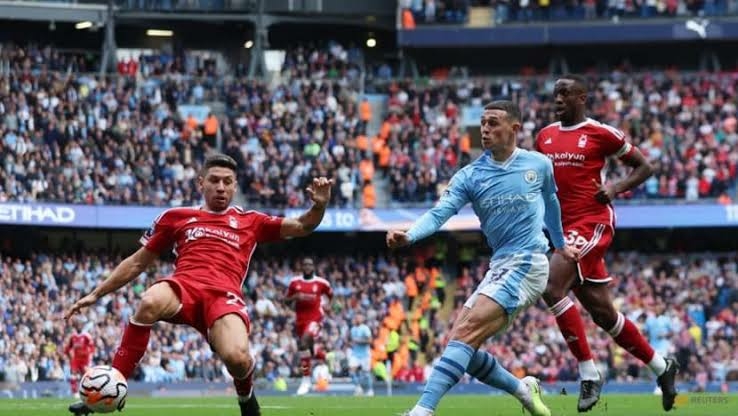 EPL: Man City Beat Nottingham Forest Despite Rodri's Red Card 1 IMG 1691